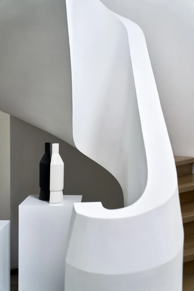 Curved interior detail in a villa by The Lux* Collective