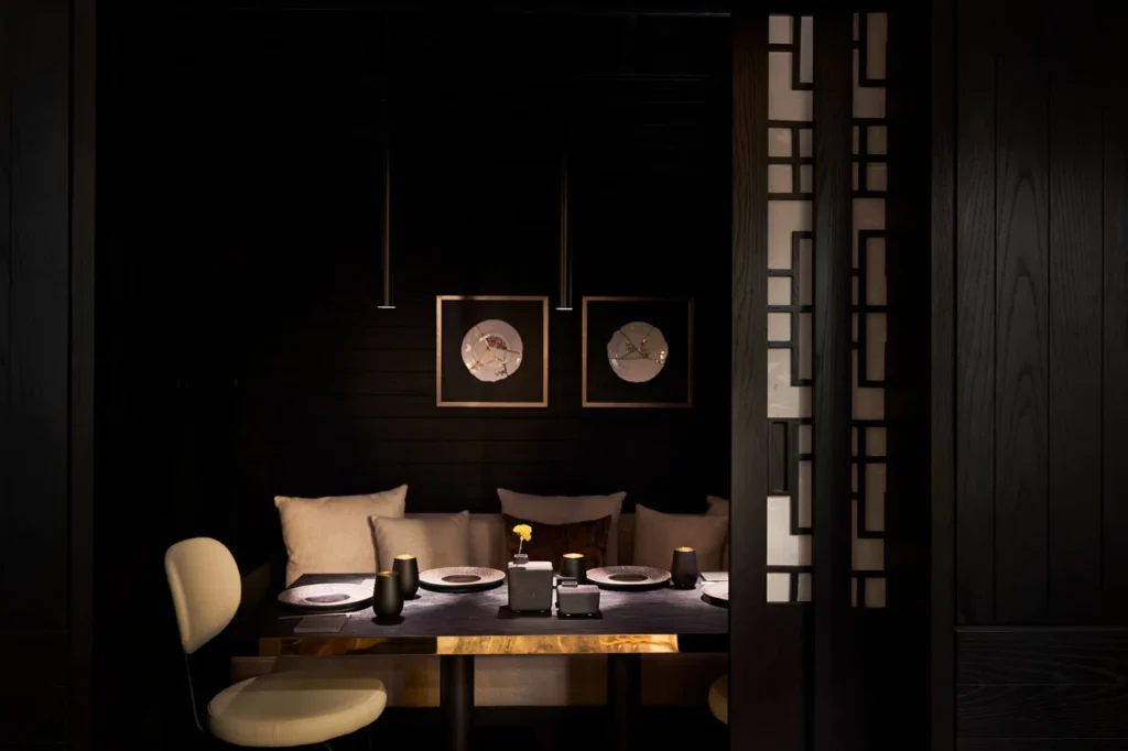 Dining room at Ai Kisu restaurant by The Lux* Collective